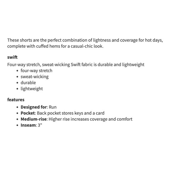 lululemon Spring Break Away Low Rise 3" Inseam Running Shorts Black Size 10 - Picture 9 of 9